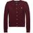 Polo Ralph Lauren Mini Cable Knit Cardigan - Harvard Wine/Perch Cream (313543047054)