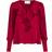 Neo Noir Sandie Sateen Blouse - Wine
