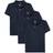 The Children's Place Boy's Uniform Soft Jersey Polo 3-pack - Nautico