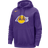 Nike Los Angeles Lakers Club Pullover Hoodie Purple