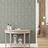 Arthouse Stag Damask Sage Green Wallpaper Floral Birds Trees Modern Contemporary