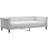 vidaXL Daybed with Mattress Light Gray Soffa 229cm 3-sits