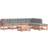 vidaXL 3185960 Loungeset, 1 Bord inkl. 5 Soffor