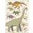 H&M Dinosaurus Multicolour Plakat 50x70cm