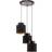 Soho Black/Gold Pendant Lamp 45cm