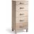 Oscarssons Möbel Nadja White Oiled Oak Byrå 40x93cm