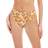 SIMKHAI Jonathan Bailee High Cut Floral Printed Bottom - Brown