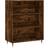 vidaXL Engineered Wood Smoked Oak Bokhylla 90cm