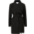 Vila Frakke viCooley Collar Belt Coat Sort