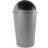 Deuba Dustbin Silver Plastic 50L