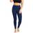 Shapermint Essentials Seamless Comfort Mid Waist Shaping Leggings - Blue