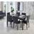 Modernique Emillia Range Grey Dining Set 76x120cm