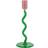 Villa Collection Styles Green/Rose Lysestage
