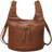 Pia Ries Small Crossbody Bag - Cognac