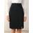 Shein BIZwear Zipper Back Split Hem Skirt