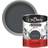 Crown Quick Gloss Metal Paint, Wood Paint Grey 0.75L