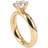 Astrid & Agnes Gaia Enya Ring - Gold/Transparent