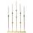 Star Trading Gustavo Brass Adventslysestage 37cm