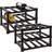 Cabinet Shelf Black Vinreol 39x30cm