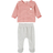 Vertbaudet Christmas Velour Pyjamas for Babies - Marl Grey