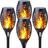 Yohencin Solar Lights for Garden Bollard 50cm 4pcs