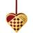 H.C. Andersen Home Heart With Engraved Name & Date Gold Juletræspynt 8cm