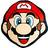Character World Nintendo Super Mario Official Shaped Cushion Stack Mario Head Face 40x36cm