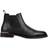 Tommy Hilfiger Signature Tape Leather Chelsea Boot - Black