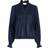 Neo Noir Jill Voile Bluse, Navy