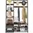 Williston Forge Alisz Brown Clothes Rack 122x179cm