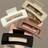 Shein 4pcs Lightweight Square Plastic Hair Claw Clips In Black, White & Brown Colors. A Versatile, Elegant And Chic Hair Accessory For Daily Wear, Going