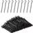 Shein 100pcs Bobby Pins, Black Hair Pins, Metal Bobby Pins For Thick Hair, Great For All Hair 1.96 Inch