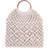 Rope Hollow Straw Woven Beach Bag - White