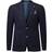 Burton Pique Jersey Patch Pocket Blazer Navy 42R
