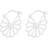 Pernille Corydon Small Bellis Earrings - Silver