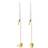 Georg Jensen Acorn & Winter Bird 2018 Gold Lysestage 16.5cm 2stk