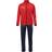 Hummel Kid's Promo Poly Tracksuits - True Red/Marine (205877-3496)