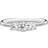 Pandora Three Clear Stones Ring - Silver/Transparent