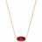 Kendra Scott Elisa Pendant Necklace - Gold/Berry