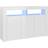 vidaXL 804343 High Gloss White Sideboard 115.5x75cm