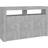 vidaXL 804341 Concrete Grey Sideboard 115.5x75cm