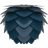 Umage Aluvia Mini Blue Lampeskærm ∅ 40cm