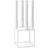 Audo Copenhagen Kubus White Candle Holder 20cm