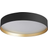 Loom Design Lucia Black&Gold Ceiling Flush Light 45cm