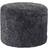 Shepherd Frida Black Graphite Pouffe 40cm