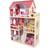 Boppi Dolls House 3 Storey with 17 Play Furniture Accessories