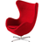 Fritz Hansen Miniature Egg Red Figurine 16.5cm