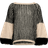 Noella Liana Knit Sweater - Cream/Black