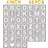 Letter Stencils Symbol Numbers Craft 46pcs