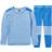 Helly Hansen Kid's Lifa Merino Wool Base Layer Set - Bright Blue (40526-627)